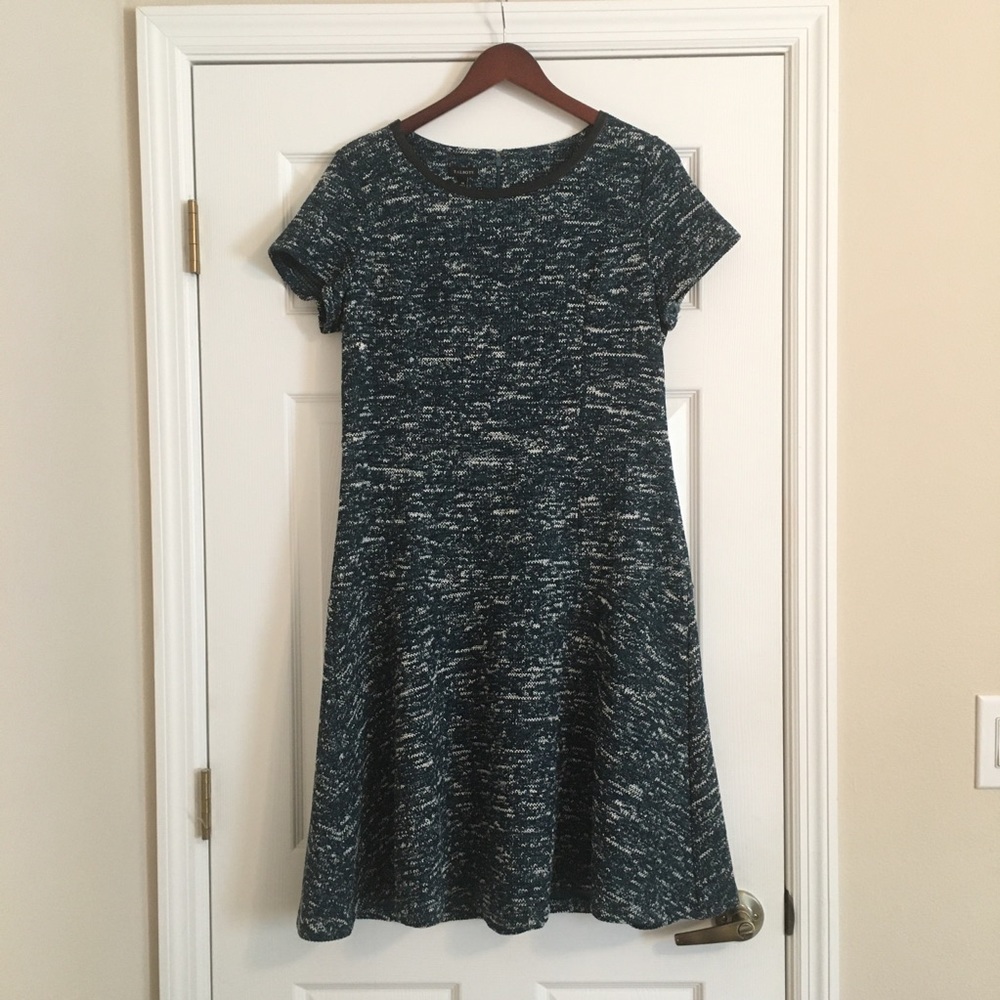 Talbots Blue Boucle Dress